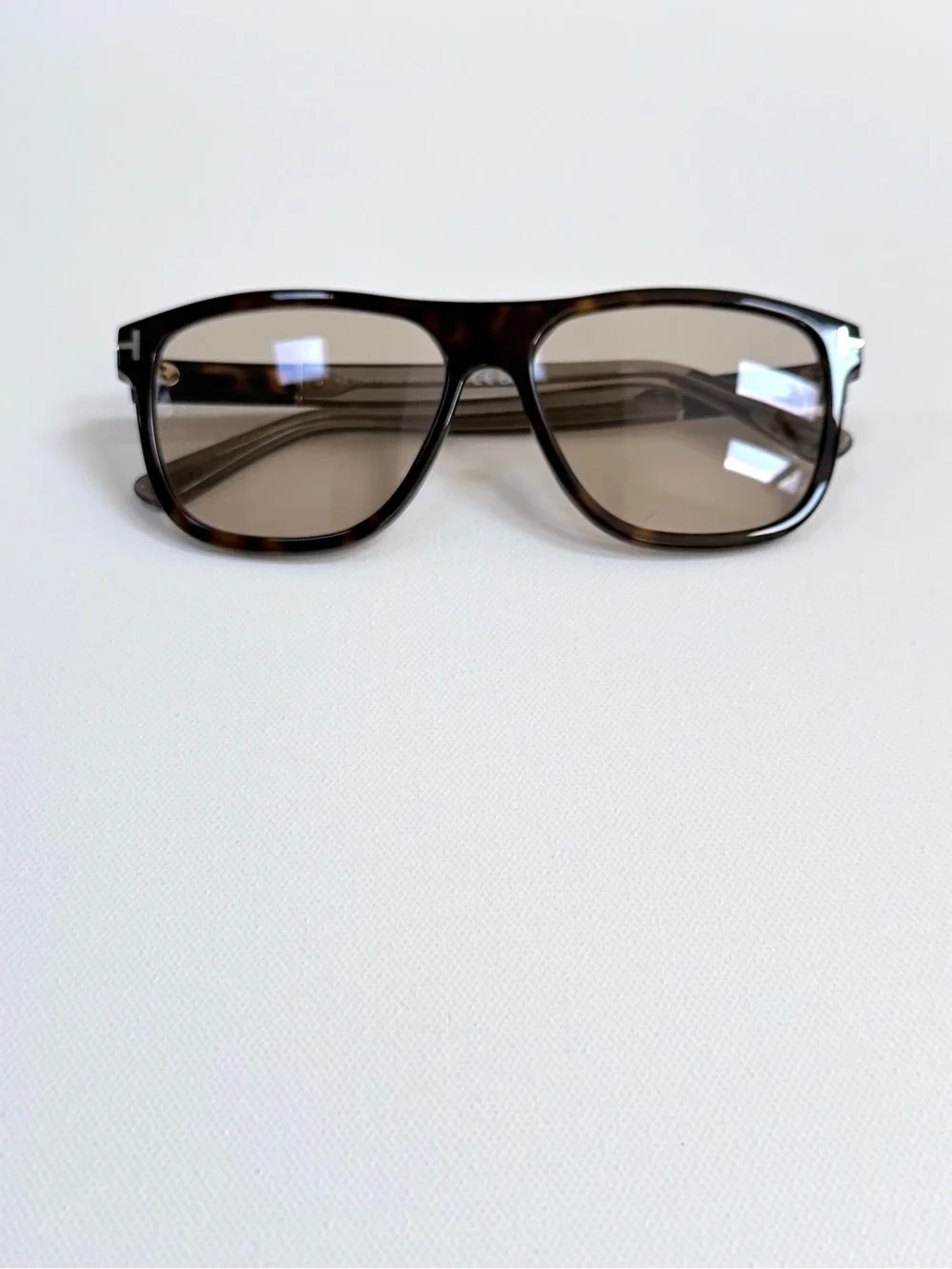 Tom Ford Tortoiseshell Frame unisex Sunglasses with Brown Lenses